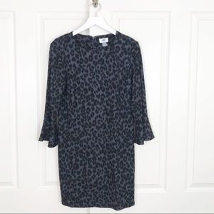 Old Navy Leopard Ponte Knit Dress